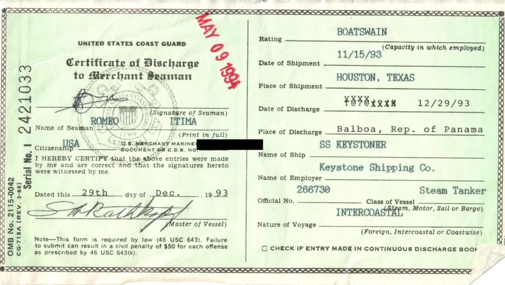 Discharged Certificates V1 18