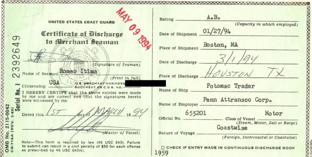 Discharged Certificates V1 19
