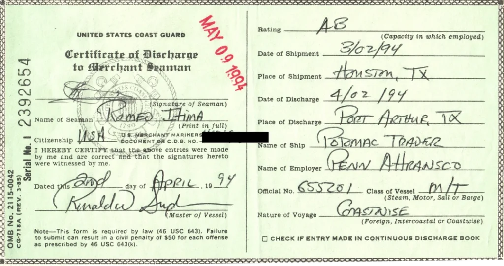 Discharged Certificates V1 20