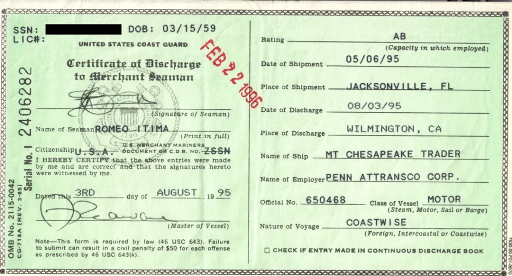 Discharged Certificates V1 23