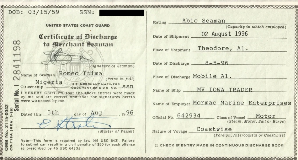 Discharged Certificates V1 26