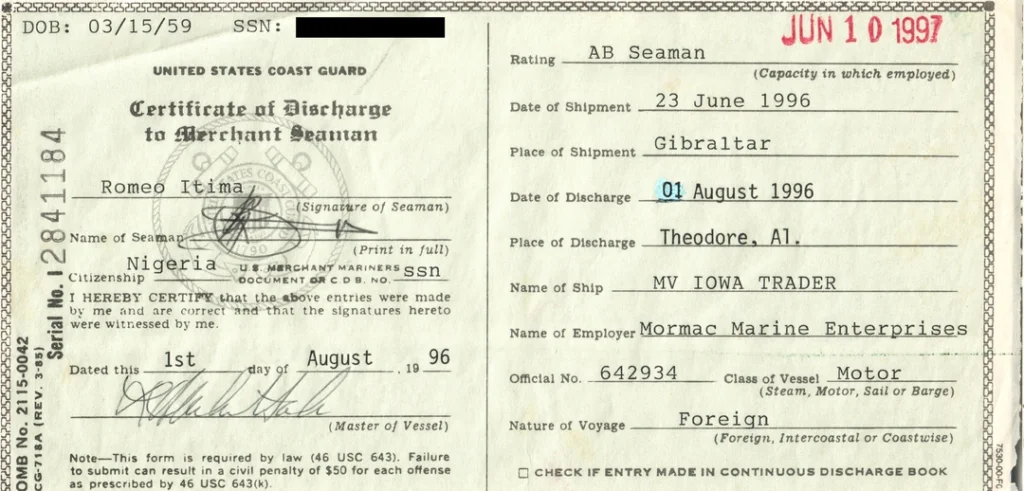 Discharged Certificates V1 27