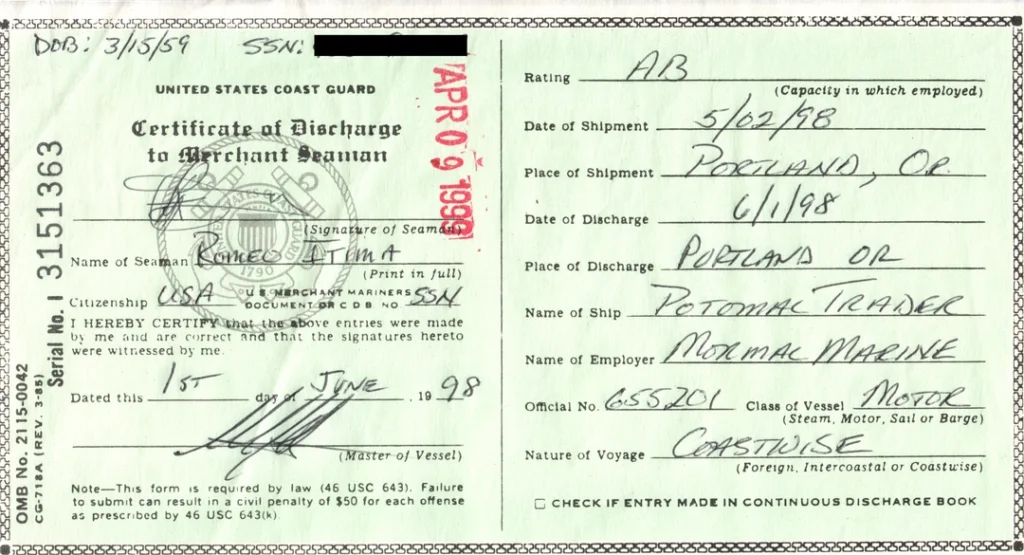 Discharged Certificates V1 31