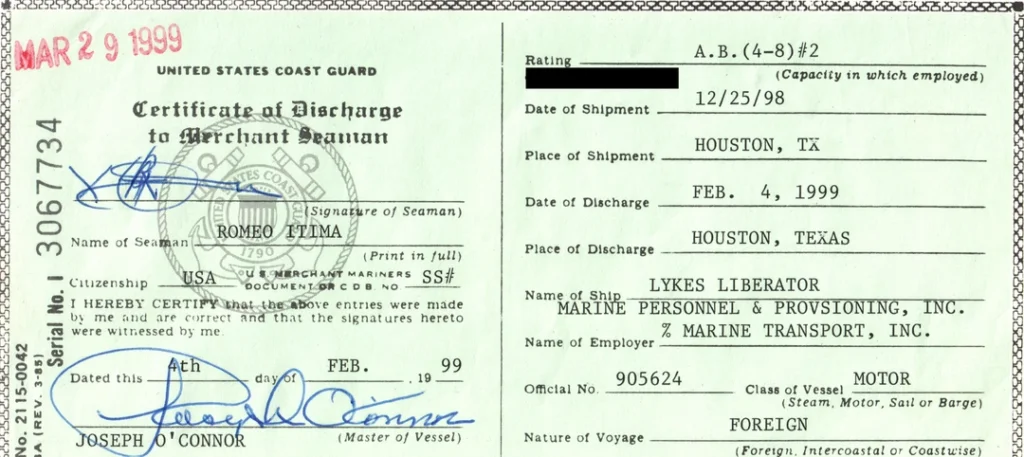 Discharged Certificates V1 35