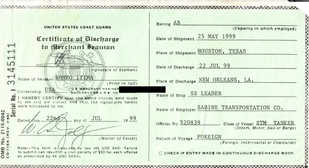Discharged Certificates V1 37