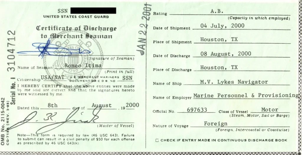 Discharged Certificates V1 38