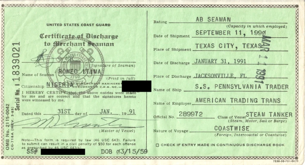 Discharged Certificates V1 7