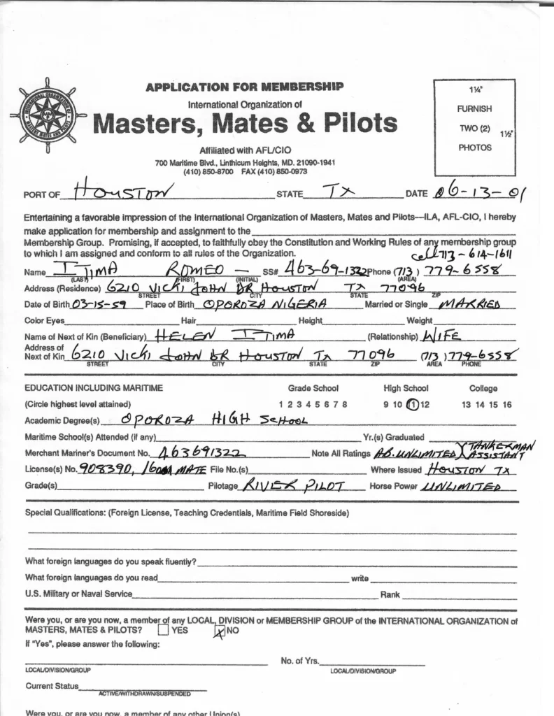 Romeo Masters Application