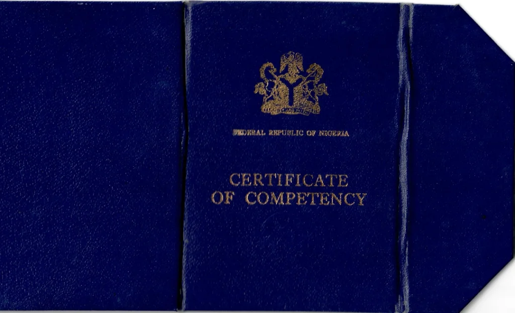 Romeo Nigeria Certificate of Competency V2