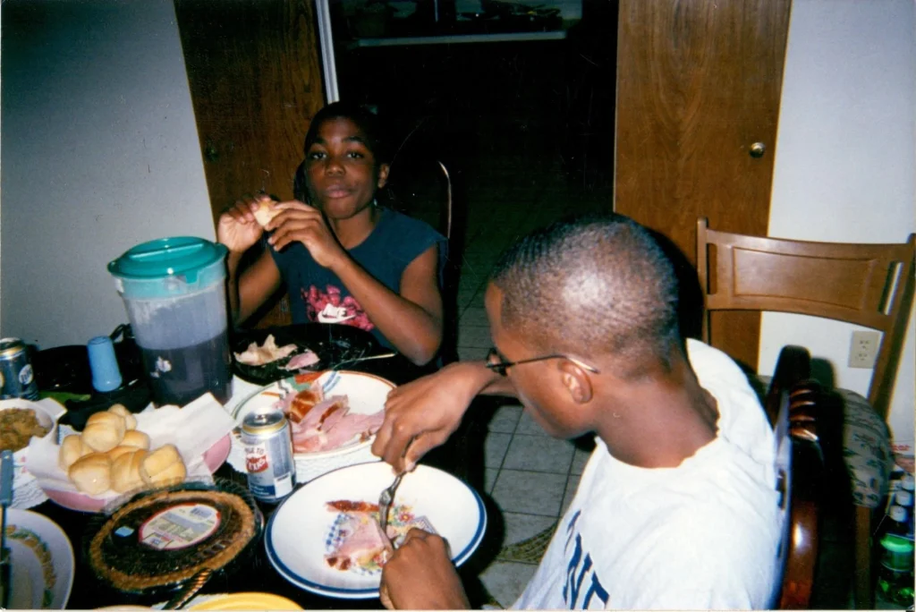 Kevin & Adrian at Thanksgiving Dinner