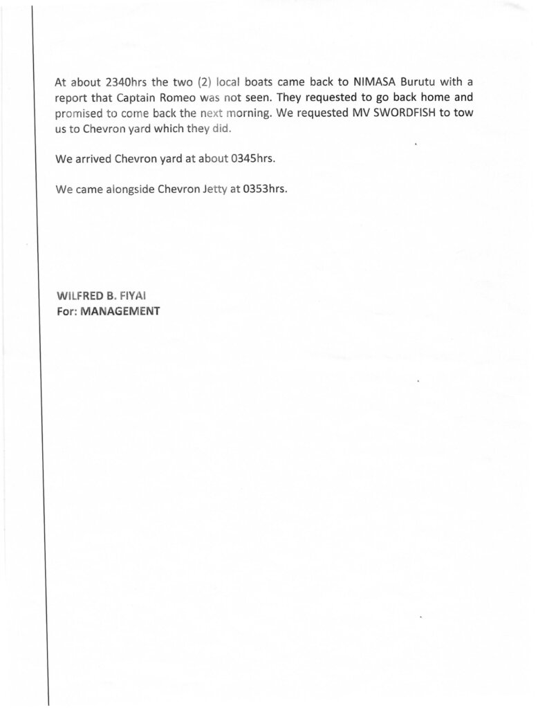 REPORT OF NIMASA BURUTU ACCIDENT AT ESCRAVOS BAR_Page_2